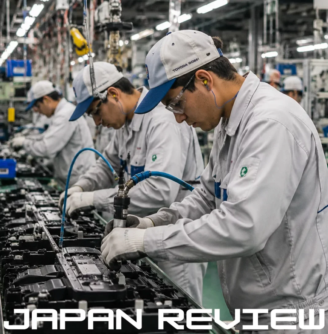 Jovens descendentes brasileiros trabalham em fábrica japonesa repetindo trajetória dos primeiros dekasseguis.